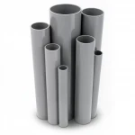 UPVC Pipes Modern Technology Nominal Pressure 6 Bar Outside Diameter 140.4 mm Thickness 4.4 mm Gray Colour