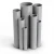 UPVC Pipes Modern Technology Nominal Pressure 12 Bar Outside Diameter 140.4 mm Thickness 8.4 mm Gray Colour