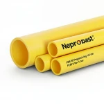 Neproplast  HDPE Pipes PE 80 Pressure 6 Bar Outside Diameter 315 mm Thickness 14.4 mm Color Yellow