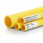 Neproplast  HDPE Pipes PE 80 Pressure 6 Bar Outside Diameter 200 mm Thickness 9.1 mm Color Yellow