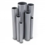 UPVC Pipes Modern Technology Nominal Pressure 15 Bar Outside Diameter 168.5 mm Thickness 12.5 mm Gray Colour