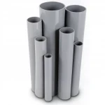 UPVC Pipes Modern Technology Nominal Pressure 6 Bar Outside Diameter 218.8 mm Thickness 5.3 mm Gray Colour