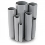 UPVC Pipes  Modern Technology  Outside diameter   168.0 mm Thickness 3.1 mm Gray Colour