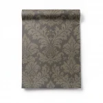 Italian Wall Covering, Dark Beige Color, Length 10 m, Width 0.53 m, Model 6265
