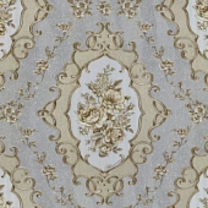 Italian Wallpaper Gray with Beige, 10m Length, 0.73m Width, Model 27008