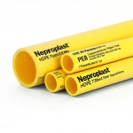 Neproplast  HDPE Pipes PE 80 Pressure 6 Bar Outside Diameter 630  mm Thickness 28.7 mm Color Yellow