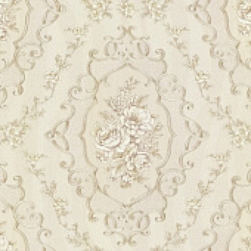 Italian Wallpaper 10m x 0.73m Light Beige, Model 27011