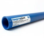مواسير HDPE نيبروبلاست PE 80 ضغط 10 بار قطر خارجي 180 مم سمك 13.3 مم لون أزرق   