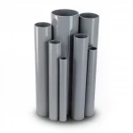 UPVC Pipes Modern Technology Nominal Pressure 15 Bar Outside Diameter 168.5 mm Thickness 12.5 mm Gray Colour