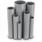 UPVC Pipes  Modern Technology  Outside diameter   218.8 mm Thickness 3.1 mm Gray Colour