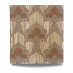 Italian Wallpaper, size 10m x 0.53m, Brown Color, Model 6232