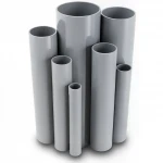 UPVC Pipes Modern Technology Nominal Pressure 15 Bar Outside Diameter 218.8 mm Thickness 12.6 mm Gray Colour
