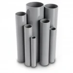 UPVC Pipes Modern Technology Nominal Pressure 9 Bar Outside Diameter 219.4 mm Thickness 9 mm Gray Colour