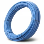 أنابيب HDPE نيبروبلاست PE 80 ضغط 6 بار قطر خارجي 40 مم سمك 1.9 مم لون ازرق   