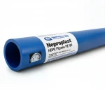مواسير HDPE نيبروبلاست PE 80 ضغط 6 بار قطر خارجي 200 مم سمك 9.1 مم لون ازرق   
