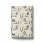 Floral wallpaper, beige color, length 10 m, width 0.53 m, model 440324 