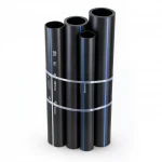 مواسير HDPE نيبروبلاست PE 80 ضغط 4 بار قطر خارجي 180 مم سمك 5.5  مم لون اسود