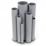 UPVC Pipes Modern Technology Nominal Pressure 10/20 Bar Outside Diameter 125 mm Thickness 6 mm Gray Colour