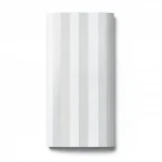 Striped wallpaper, light gray color, length 10 m, width 0.53 m, model 440225 