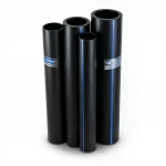 مواسير HDPE نيبروبلاست PE 80 ضغط 4 بار قطر خارجي 140 مم سمك 4.3 مم لون اسود