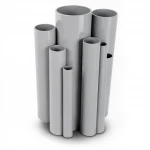 UPVC Pipes Modern Technology Nominal Pressure 6/20 Bar Outside Diameter 90 mm Thickness 2.7 mm Gray Colour