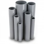 UPVC Pipes Modern Technology Nominal Pressure 10/20 Bar Outside Diameter 125 mm Thickness 6 mm Gray Colour
