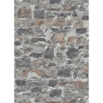 German Wallpaper 10m x 0.53m Gray Color, Model 10092-10
