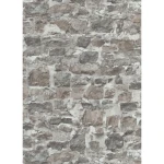 German Wall Decoration 10m x 0.53m Pale Grey, Model 10092-02