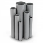 UPVC Pipes Modern Technology Nominal Pressure 10/20 Bar Outside Diameter 200 mm Thickness 9.6 mm Gray Colour