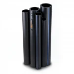 مواسير HDPE نيبروبلاست PE 80 ضغط 4 بار قطر خارجي 180 مم سمك 5.5  مم لون اسود