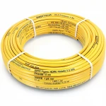 أنابيب HDPE نيبروبلاست PE 80 ضغط 4 بار قطر خارجي 50 مم سمك 1.8 مم لون أصفر 