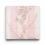 Italian wall decoration, size 10m x 1.06m, pink color, model 3020