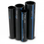 مواسير HDPE نيبروبلاست PE 80 ضغط 4 بار قطر خارجي 225 مم سمك 6.9  مم لون اسود