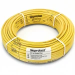 أنابيب HDPE نيبروبلاست PE 80 ضغط 4 بار قطر خارجي 125 مم سمك 3.9  مم لون أصفر 