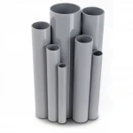 UPVC Pipes Modern Technology Nominal Pressure 6/20 Bar Outside Diameter 140 mm Thickness 4.1 mm Gray Colour