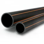 مواسير HDPE الراجحي    قطر خارجي   20 مم سمك 1.8 مم لون أسود مع خطوط برتقالي   