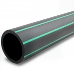 مواسير HDPE الراجحي    قطر خارجي   50 مم سمك 3 مم لون أسود مع خطوط خضراء   