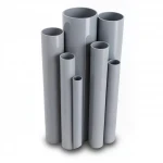 UPVC Pipes Modern Technology Nominal Pressure 10/20 Bar Outside Diameter 160 mm Thickness 7.7 mm Gray Colour