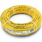 أنابيب HDPE نيبروبلاست PE 80 ضغط 4 بار قطر خارجي 50 مم سمك 1.8 مم لون أصفر 