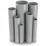 مواسير UPVC التقنية العصرية ضغط 16/20 بار  قطر خارجي 225 مم سمك 16.7 مم لون رمادي