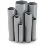 UPVC Pipes Modern Technology Nominal Pressure 16/20 Bar Outside Diameter 250 mm Thickness 18.6 mm Gray Colour