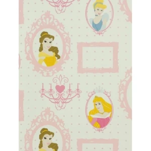 British Youth and Children Wallpaper 10m x 0.53m Pale Beige Pink