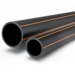 مواسير HDPE الراجحي    قطر خارجي   32 مم سمك 1.9 مم لون أسود مع خطوط برتقالي   