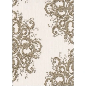 German Wallpaper Beige Color 10m x 0.53m Classic Style