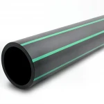 مواسير HDPE الراجحي    قطر خارجي   50 مم سمك 3 مم لون أسود مع خطوط خضراء   