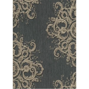 Wallpaper German Wall Decoration 10m x 0.53m Dark Grey, Model 10154-15