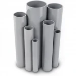 UPVC Pipes Modern Technology Nominal Pressure 6/20 Bar Outside Diameter 250 mm Thickness 7.3 mm Gray Colour