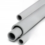 مواسير UPVC الخليجية جدول 40  مقاس ½ إنش سمك 2.77 مم لون رمادي فاتح