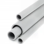 مواسير UPVC الخليجية جدول 40  مقاس ¼ 1 إنش سمك 3.56 مم لون رمادي فاتح