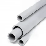 مواسير UPVC الخليجية جدول 40  مقاس ½ 1 إنش سمك 3.68 مم لون رمادي فاتح